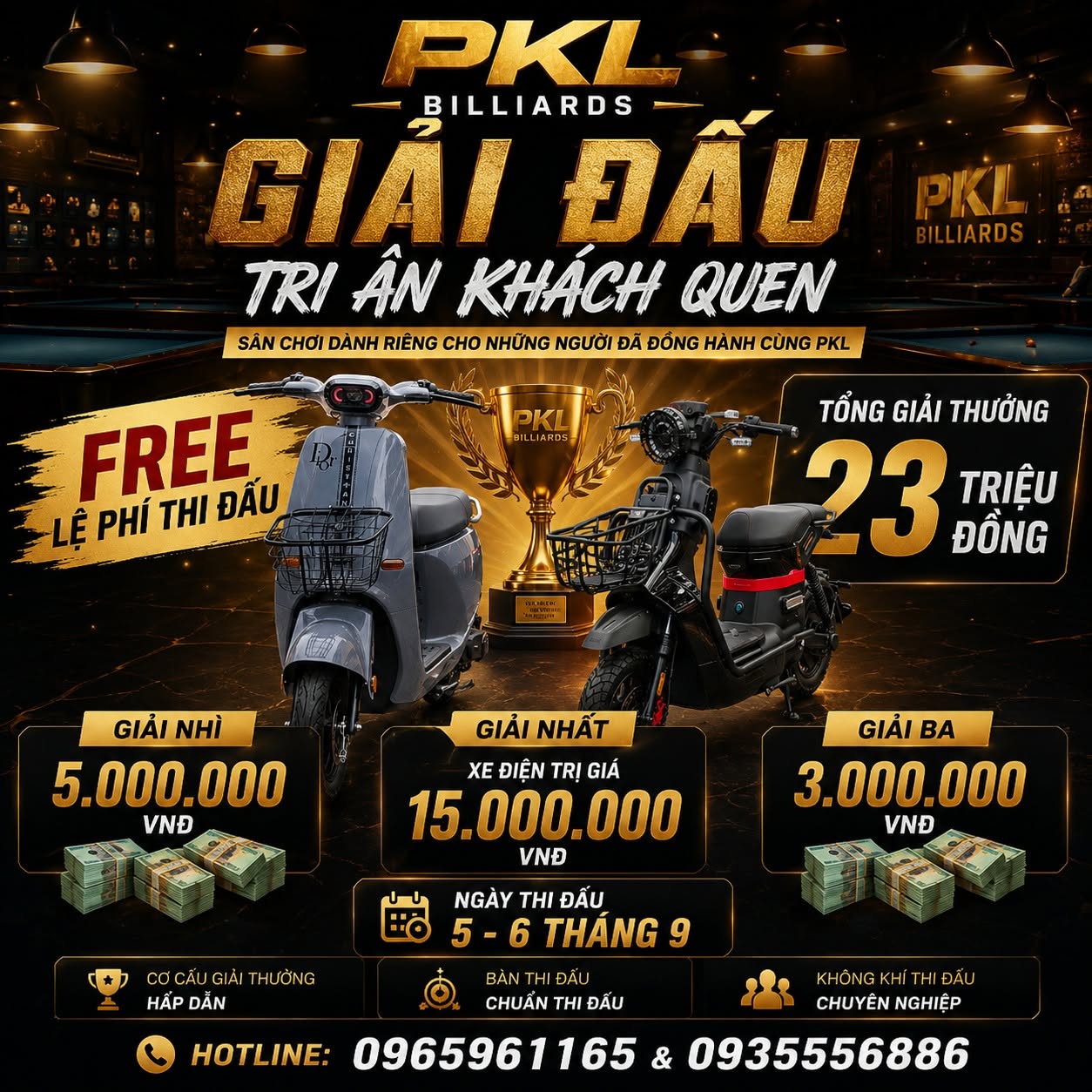 Poster giải đấu Tri Ân Khách Quen