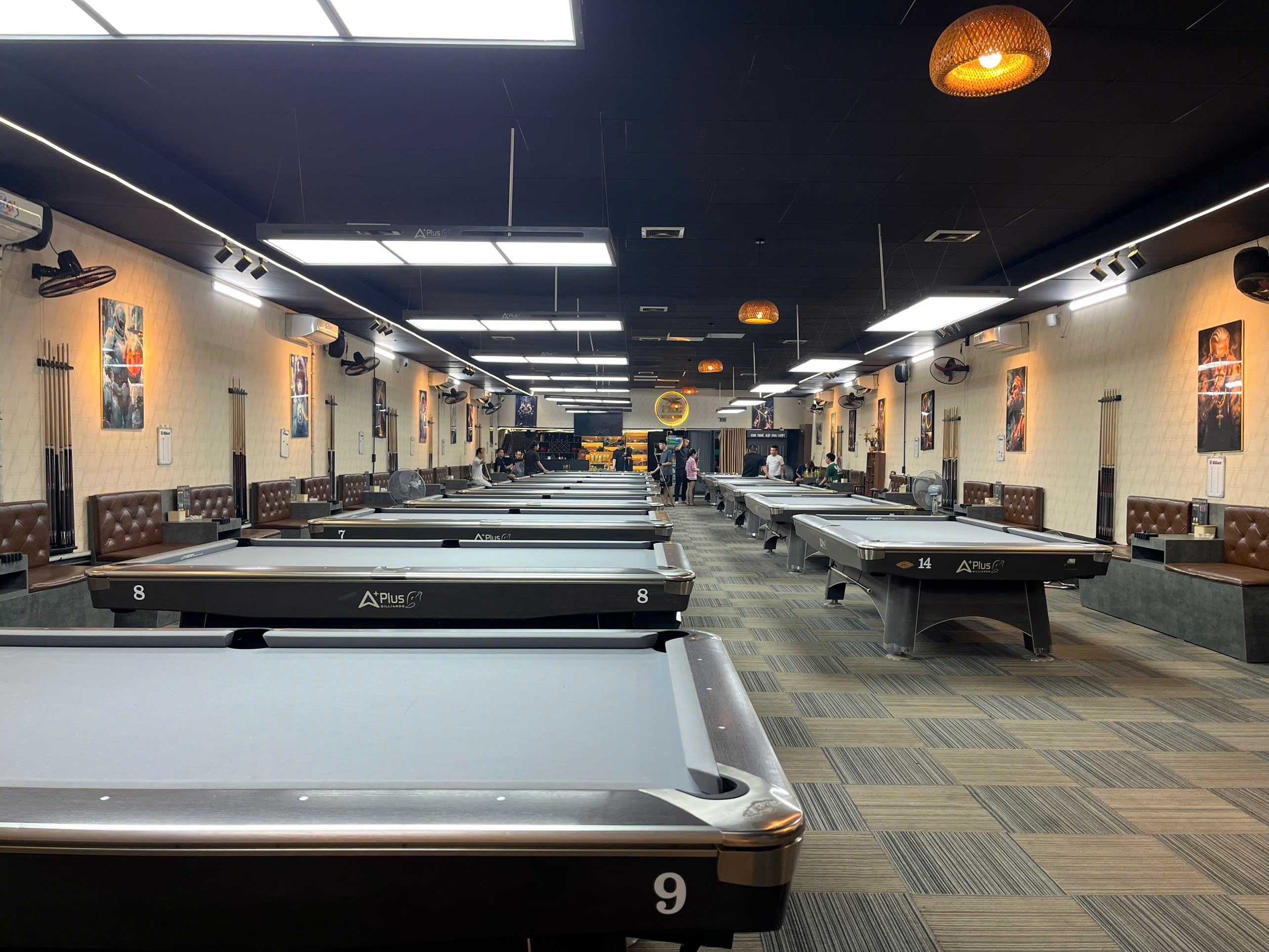 Không gian tổng thể PKL Billiards tại Đ. Xuân Phương